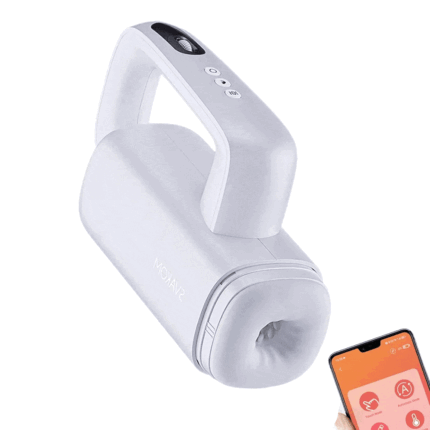 SVAKOM APP Control Automatic Male Masturbator with 5 Thrusting & 10 Vibration Modes Heated Handheld Sex Toys for Men