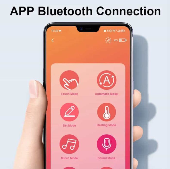 SVAKOM APP Control Automatic Male Masturbator with 5 Thrusting & 10 Vibration Modes Heated Handheld Sex Toys for Men