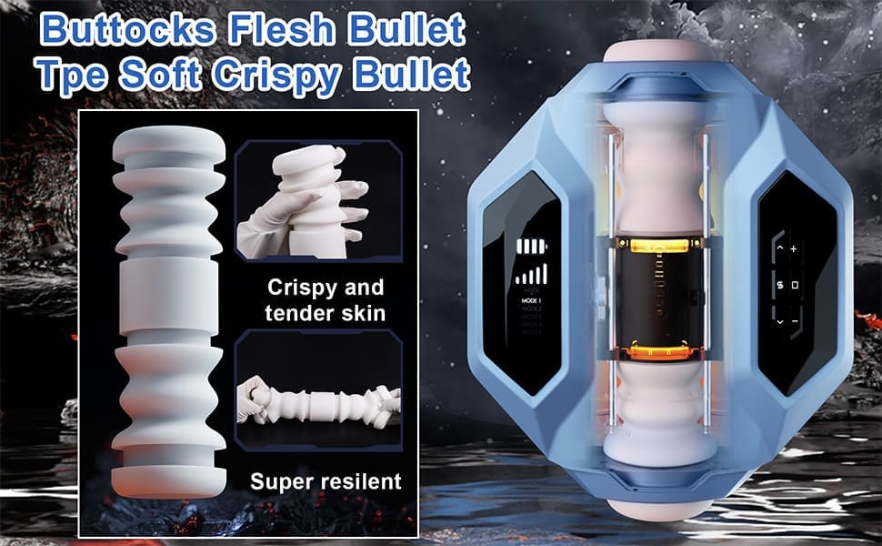 Svakom Hunter X Galaxy Battleship Automatic Male Masturbator Double Channel Sucking Heated Male Stroker