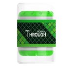 THROUGH Dual Headed Male Masturbator Portable Pocket Pussy with 3D Textured Penis Trainer