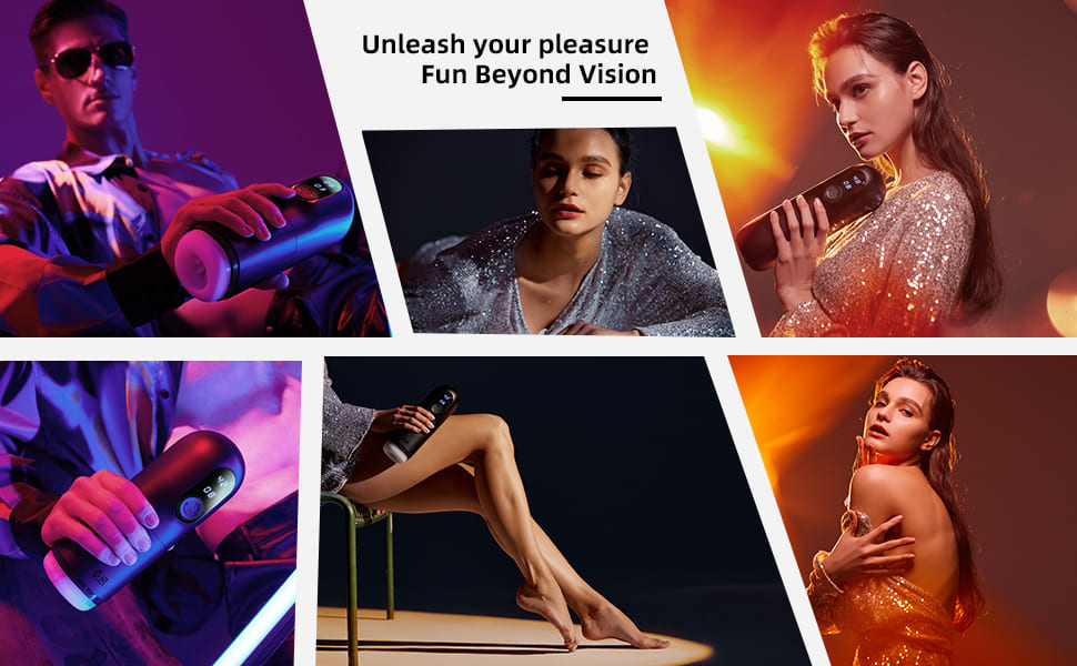 TRYFUN Black Hole Pro Automatic Male Masturbator Sex Toys for Men with 4 Vibrations Stepless Speed Masturbation Cup