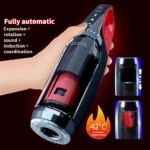 The King Automatic Male Masturbator Sex Toys for Men with 10 Vibration & Thrusting Waterproof Blowjob Toy
