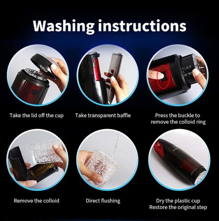 The King Automatic Male Masturbator Sex Toys for Men with 10 Vibration & Thrusting Waterproof Blowjob Toy
