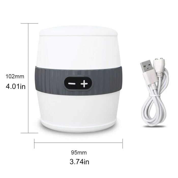 Turbo Cup Double Motor Male Masturbator with 12 Vibrations, Glans Training, Oral Sex Simulation Discreet vibrating masturbator