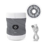 Turbo Cup Double Motor Male Masturbator with 12 Vibrations, Glans Training, Oral Sex Simulation Discreet vibrating masturbator