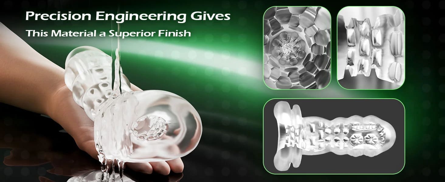 Victor 9 Vibration 8 Thrusting Automatic Masturbator with Heating 3D Textured Male Sex Toy