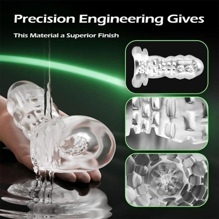 Victor 9 Vibration 8 Thrusting Automatic Masturbator with Heating 3D Textured Male Sex Toy