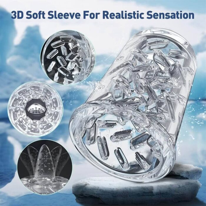 XR3 Automatic Male Masturbator with 4 Pump & 7 Sucking Rotating Licking Male Stroker