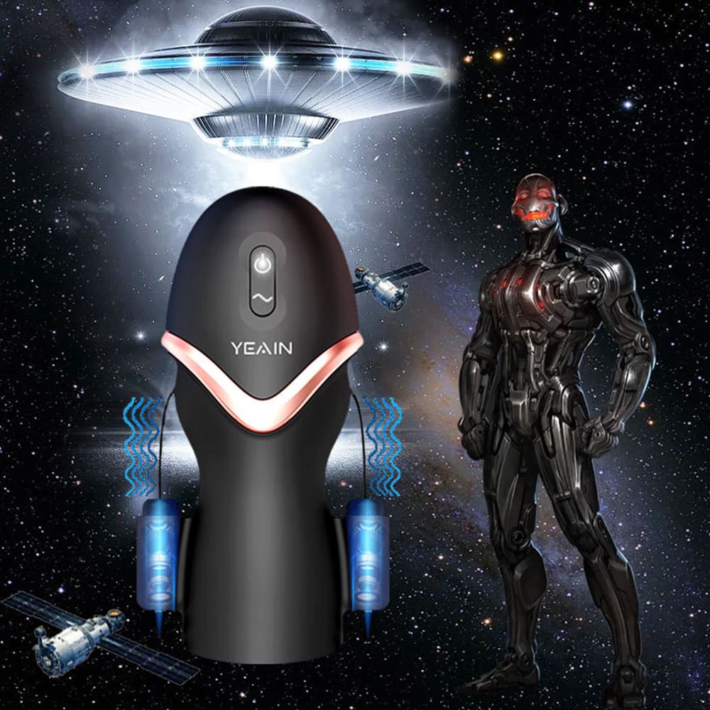 YEAIN Electric Male Masturbator Penis Enlargement Training with 10 Frequency Powerful Vibrations Sex Toys for Men