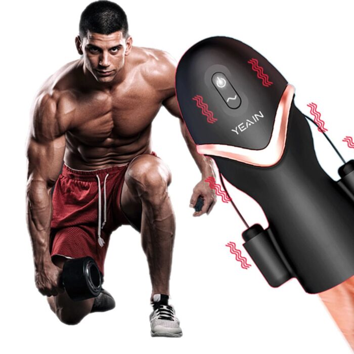 YEAIN Electric Male Masturbator Penis Enlargement Training with 10 Frequency Powerful Vibrations Sex Toys for Men