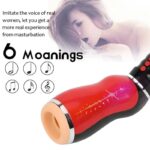 Airbag Automatic Male Masturbator with 10 Vibrating 5 Sucking Modes Oral Sex Deep Throat Heating Voice Male Stroker