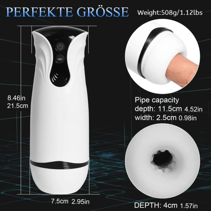Alien 4-in-1 Automatic Male Masturbator with 10 Vibrations 4 Sucking Modes Voice Interactive Adult Male Pussy Sex Toys