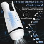 Alien 4-in-1 Automatic Male Masturbator with 10 Vibrations 4 Sucking Modes Voice Interactive Adult Male Pussy Sex Toys