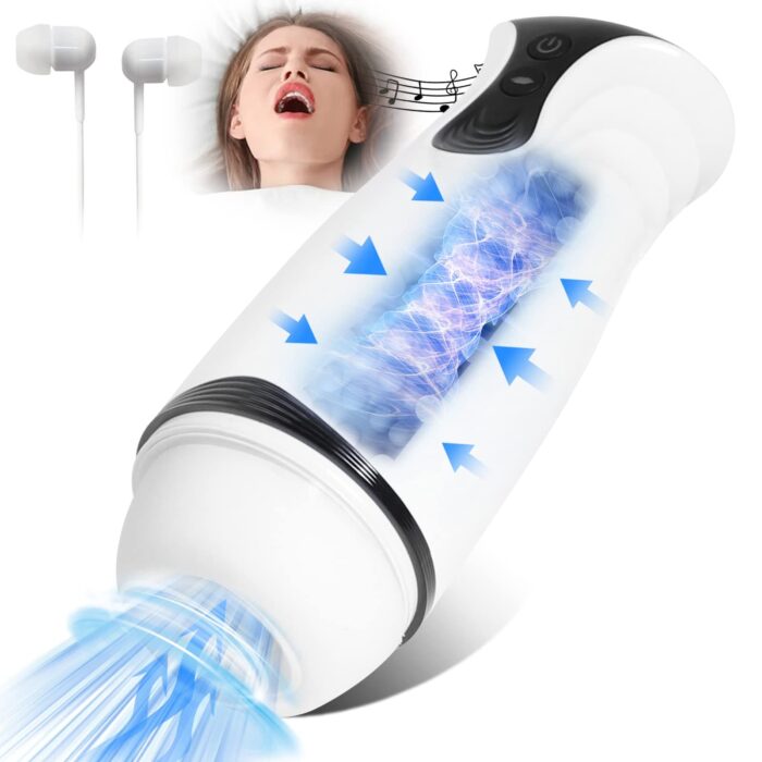 Alien 4-in-1 Automatic Male Masturbator with 10 Vibrations 4 Sucking Modes Voice Interactive Adult Male Pussy Sex Toys