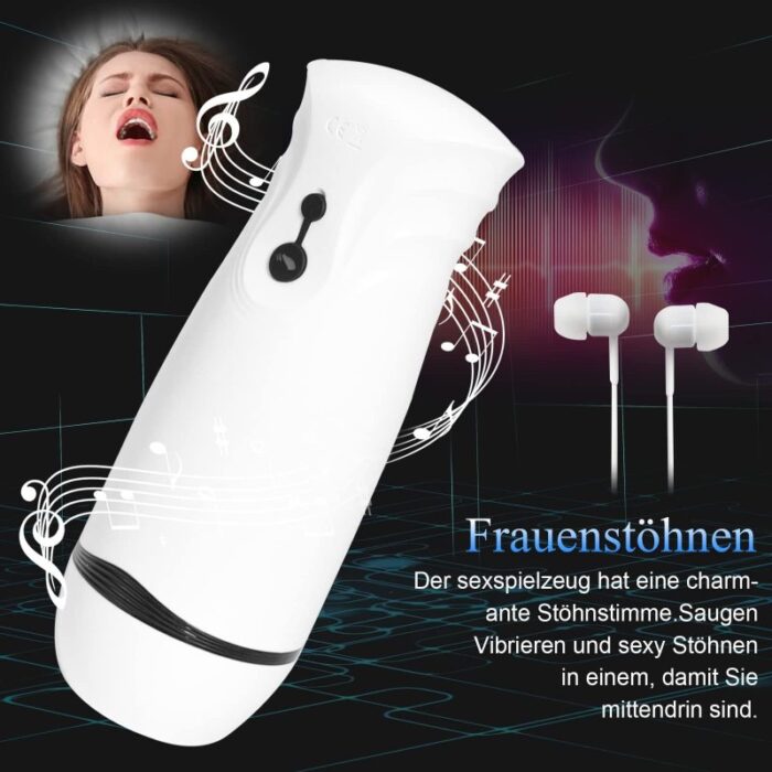 Alien 4-in-1 Automatic Male Masturbator with 10 Vibrations 4 Sucking Modes Voice Interactive Adult Male Pussy Sex Toys