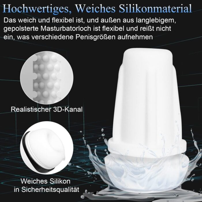 Alien 4-in-1 Automatic Male Masturbator with 10 Vibrations 4 Sucking Modes Voice Interactive Adult Male Pussy Sex Toys