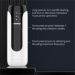 Automatic Male Masturbator with 7 Thrusting Heating & Vibrating, Smart Pocket Pussy Sex Machine Blowjob Sex Toy for Men