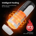 Automatic Male Masturbator with 7 Thrusting Heating & Vibrating, Smart Pocket Pussy Sex Machine Blowjob Sex Toy for Men