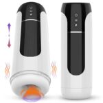 Automatic Male Masturbator with 7 Thrusting Heating & Vibrating, Smart Pocket Pussy Sex Machine Blowjob Sex Toy for Men