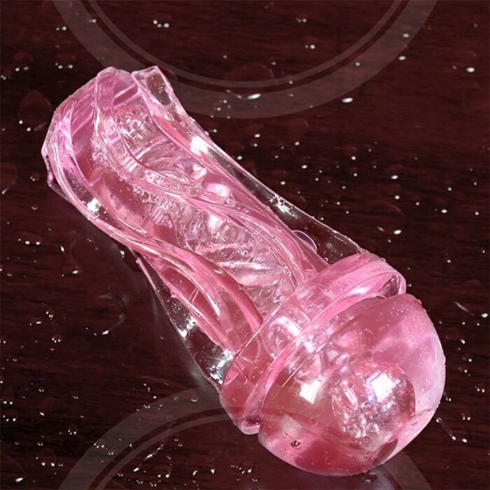 D-PENG Training Cup Manual Sucking Extrusion Male Masturbator with Pocket Pussy Sleeve Stroker Pocket Pussy Penis Sleeve
