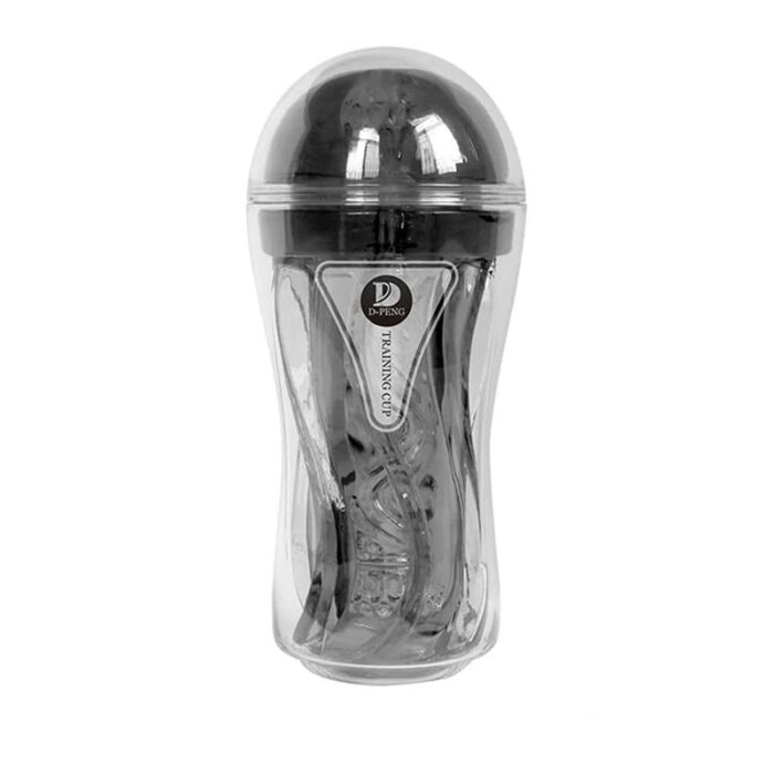 D-PENG Training Cup Manual Sucking Extrusion Male Masturbator with Pocket Pussy Sleeve Stroker Pocket Pussy Penis Sleeve