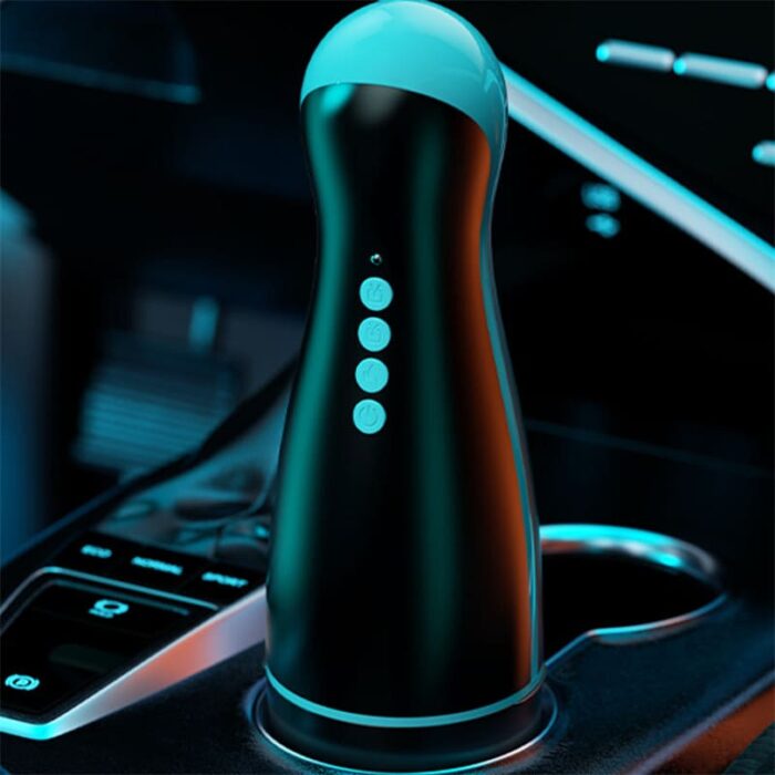 Fully Automatic Sucking Male Masturbator with Smart Heating Voice Interaction Soft TPE Channel Blowjob Male Stroker