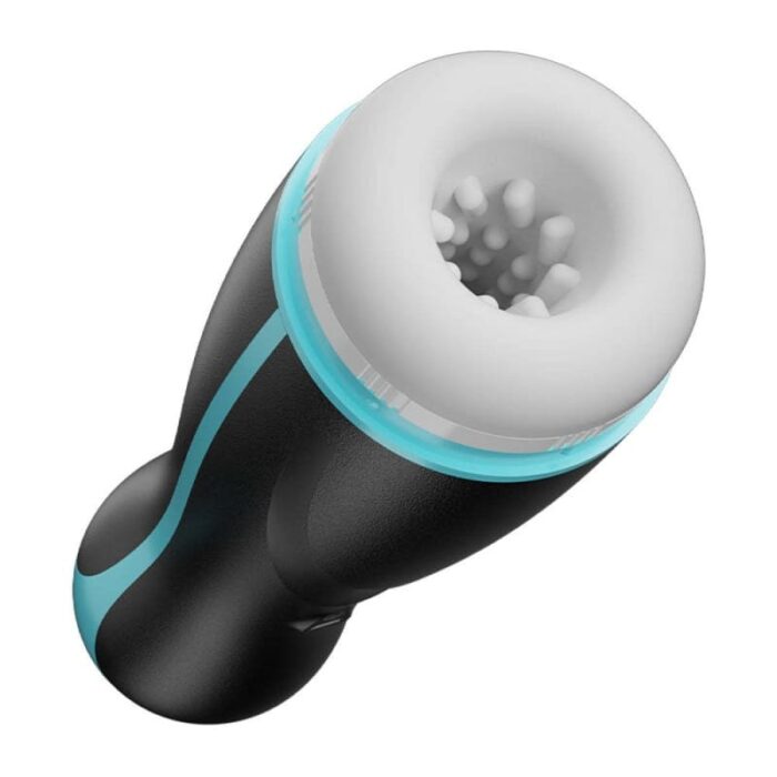 Fully Automatic Sucking Male Masturbator with Smart Heating Voice Interaction Soft TPE Channel Blowjob Male Stroker