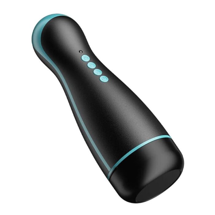 Fully Automatic Sucking Male Masturbator with Smart Heating Voice Interaction Soft TPE Channel Blowjob Male Stroker