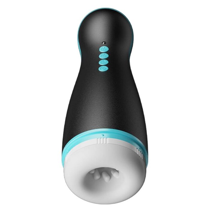 Fully Automatic Sucking Male Masturbator with Smart Heating Voice Interaction Soft TPE Channel Blowjob Male Stroker