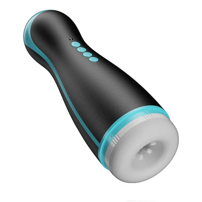 Fully Automatic Sucking Male Masturbator with Smart Heating Voice Interaction Soft TPE Channel Blowjob Male Stroker