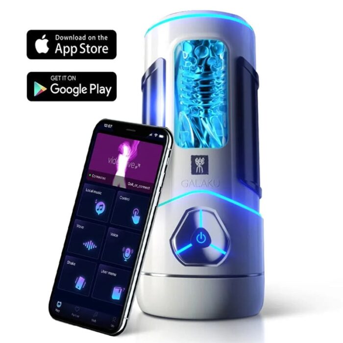 GALAKU Phantom X Automatic Male Masturbator with 12 Vibrations APP Control Adult Toys Pocket Pussy Male Stroker