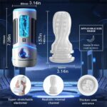 GALAKU Phantom X Automatic Male Masturbator with 12 Vibrations APP Control Adult Toys Pocket Pussy Male Stroker
