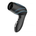 Hair Dryer Automatic Male Masturbator with 10 Vibration Suction Modes Soft TPE Channel Free Hand Penis Trainer