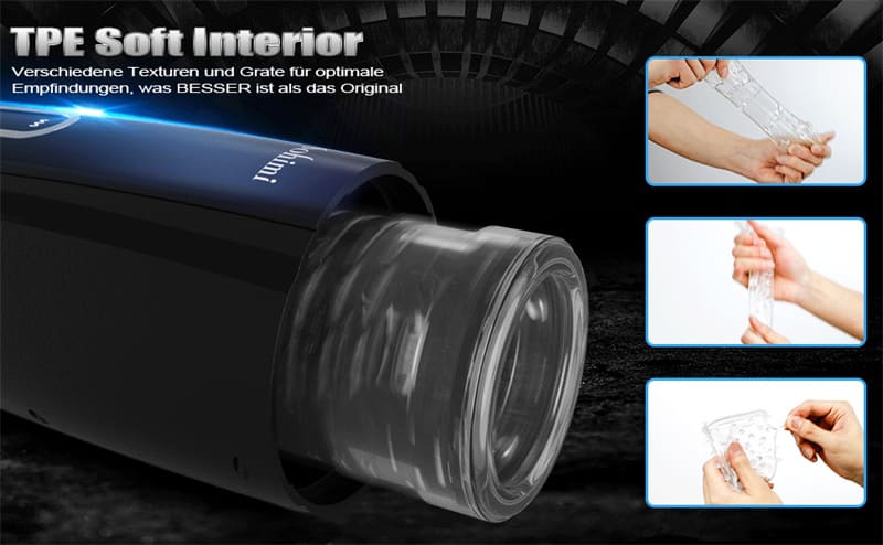 Hands Free Automatic Male Masturbator with 10 Telescopic Vibration Pocket Pussy Sex Machine with Suction Base