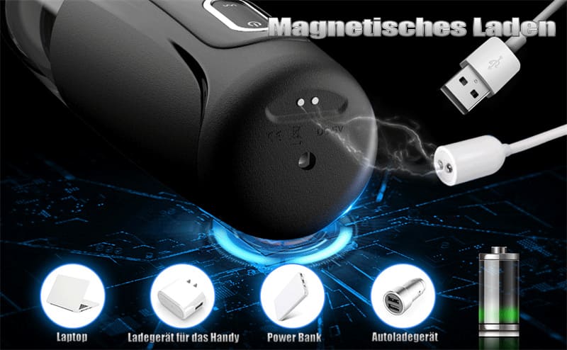 Hands Free Automatic Male Masturbator with 10 Telescopic Vibration Pocket Pussy Sex Machine with Suction Base
