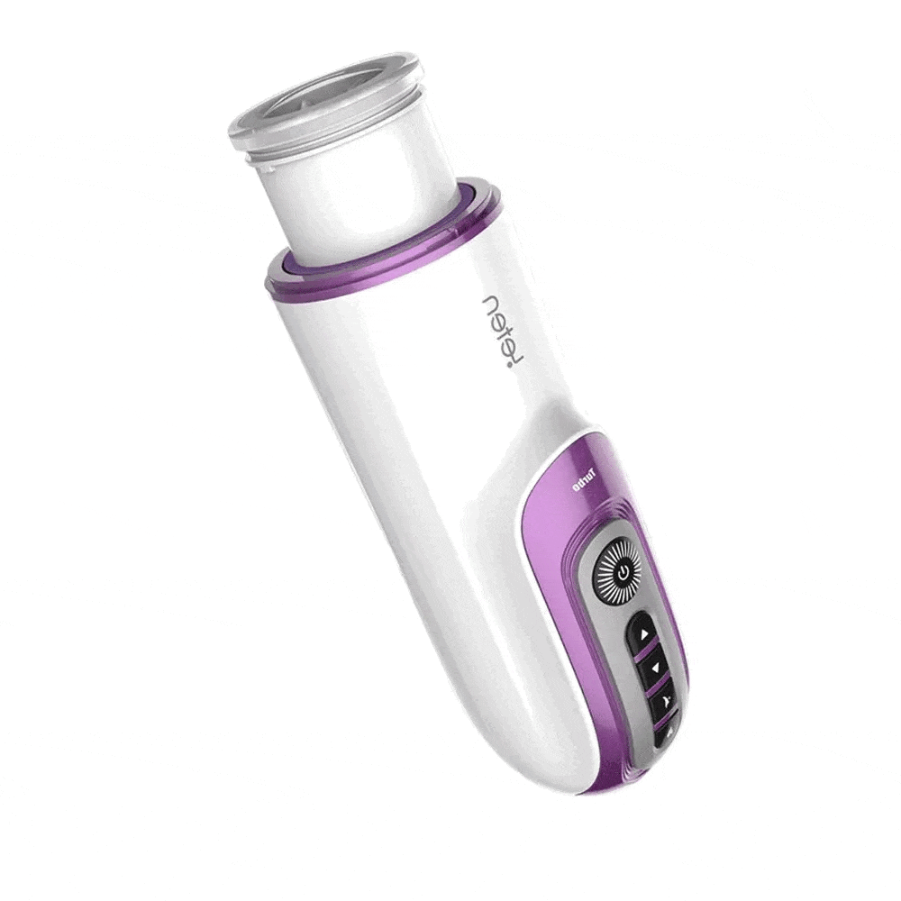 LETEN 7 Thrusting & Rotation Automatic Male Masturbator Smart Voice Hands Free Blowjob Toy Mens Sex Toy with Base