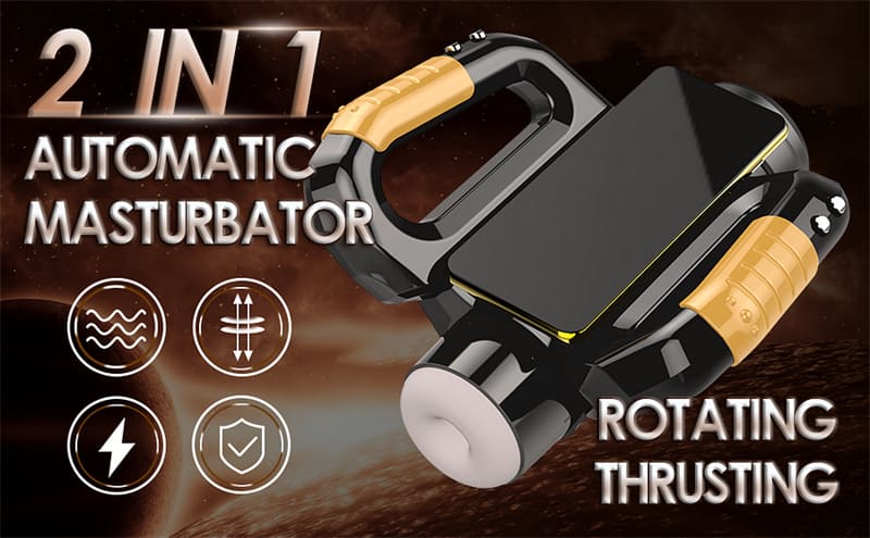 LVMAOR Hercules Full Automatic Male Masturbator with 10 Thrusting Rotating Modes 360-degree Rotation Male Stroker