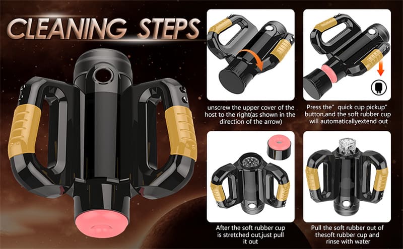 LVMAOR Hercules Full Automatic Male Masturbator with 10 Thrusting Rotating Modes 360-degree Rotation Male Stroker