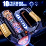 LVMAOR Hercules Full Automatic Male Masturbator with 10 Thrusting Rotating Modes 360-degree Rotation Male Stroker