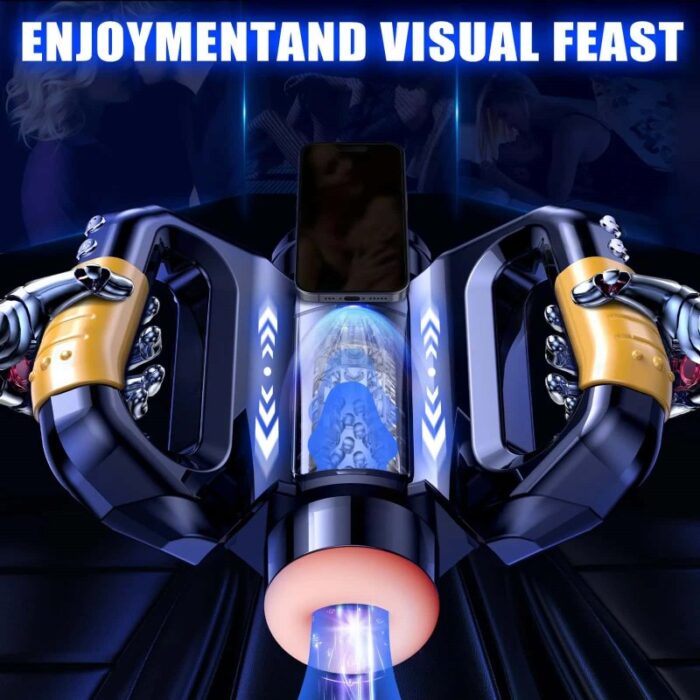 LVMAOR Hercules Full Automatic Male Masturbator with 10 Thrusting Rotating Modes 360-degree Rotation Male Stroker
