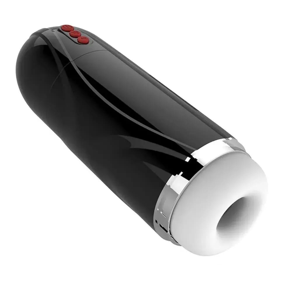 Lovesvibe 10 Sucking Vibrations Male Masturbator Sex Toys for Men with Realistic 3D Texture Tongue Licking Male Stroker