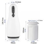 Lovesvibe 10 Vibration 3 Sucking Automatic Male Masturbator with Heating Function One-Click Climax Men Sex Toy Machine
