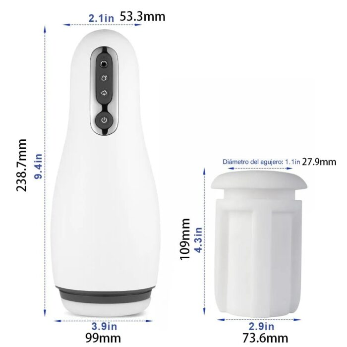 Lovesvibe 10 Vibration 3 Sucking Automatic Male Masturbator with Heating Function One-Click Climax Men Sex Toy Machine