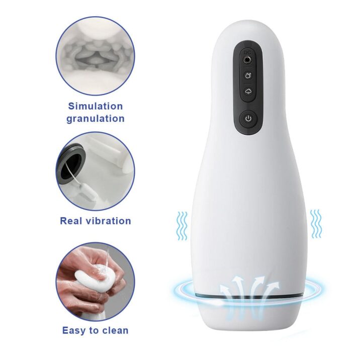 Lovesvibe 10 Vibration 3 Sucking Automatic Male Masturbator with Heating Function One-Click Climax Men Sex Toy Machine