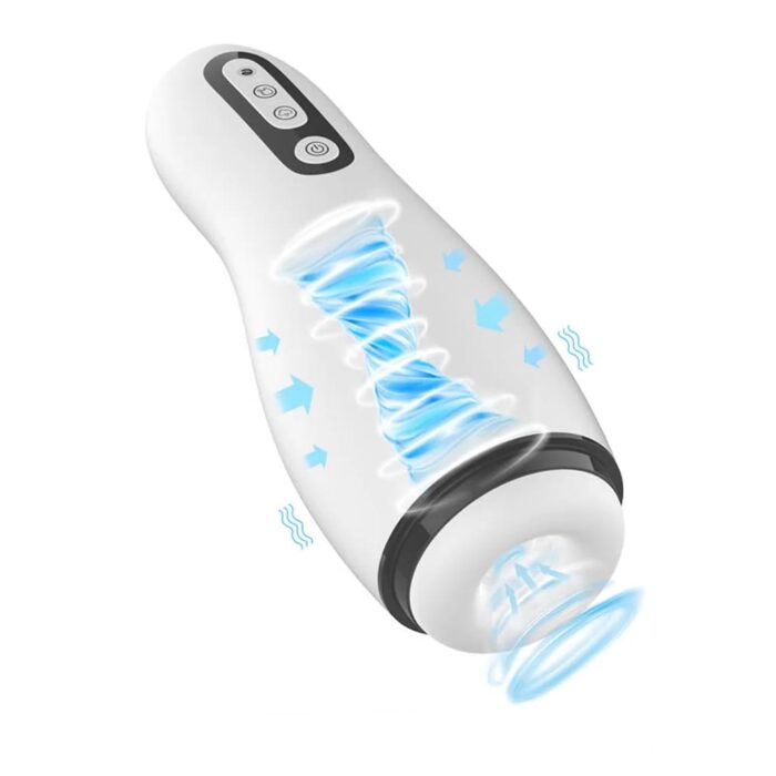 Lovesvibe 10 Vibration 3 Sucking Automatic Male Masturbator with Heating Function One-Click Climax Men Sex Toy Machine