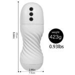 Lovesvibe 10 Vibration Sucking Automatic Male Masturbator Realistic 3D Texture Spiral Tunnel Pocket Vagina Male Stroker