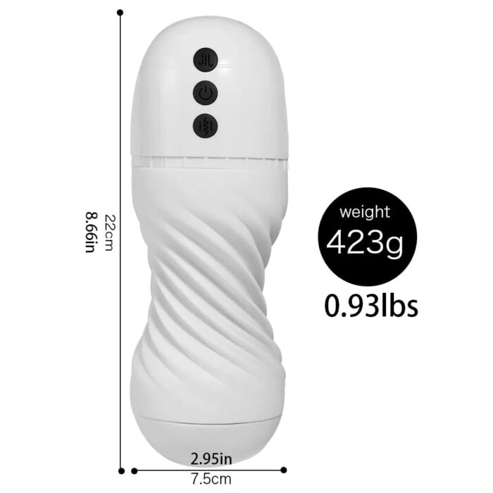 Lovesvibe 10 Vibration Sucking Automatic Male Masturbator Realistic 3D Texture Spiral Tunnel Pocket Vagina Male Stroker
