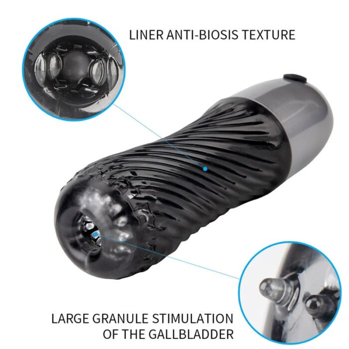 Lovesvibe 10 Vibration Sucking Modes Male Masturbator with 3D Textured Touch Spiral Adult Male Pussy Sex Toys