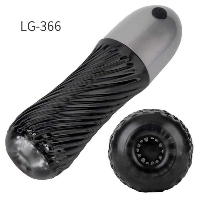 Lovesvibe 10 Vibration Sucking Modes Male Masturbator with 3D Textured Touch Spiral Adult Male Pussy Sex Toys