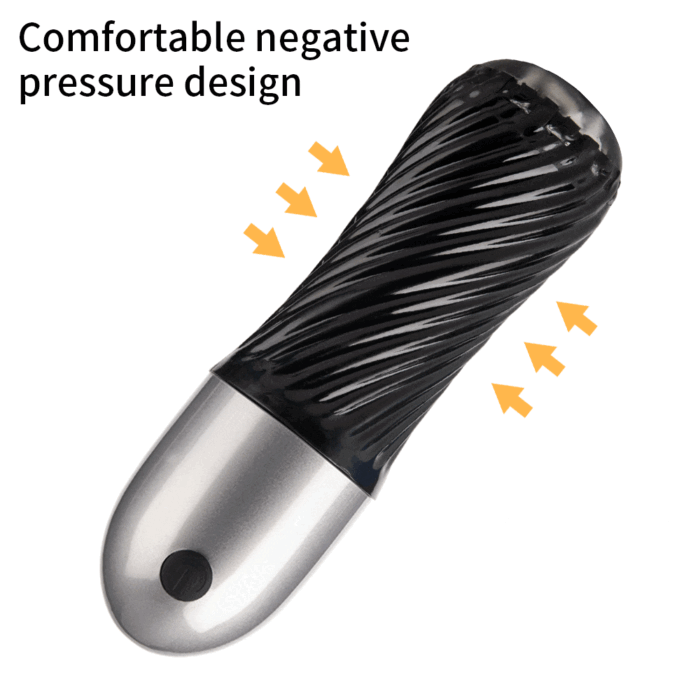 Lovesvibe 10 Vibration Sucking Modes Male Masturbator with 3D Textured Touch Spiral Adult Male Pussy Sex Toys